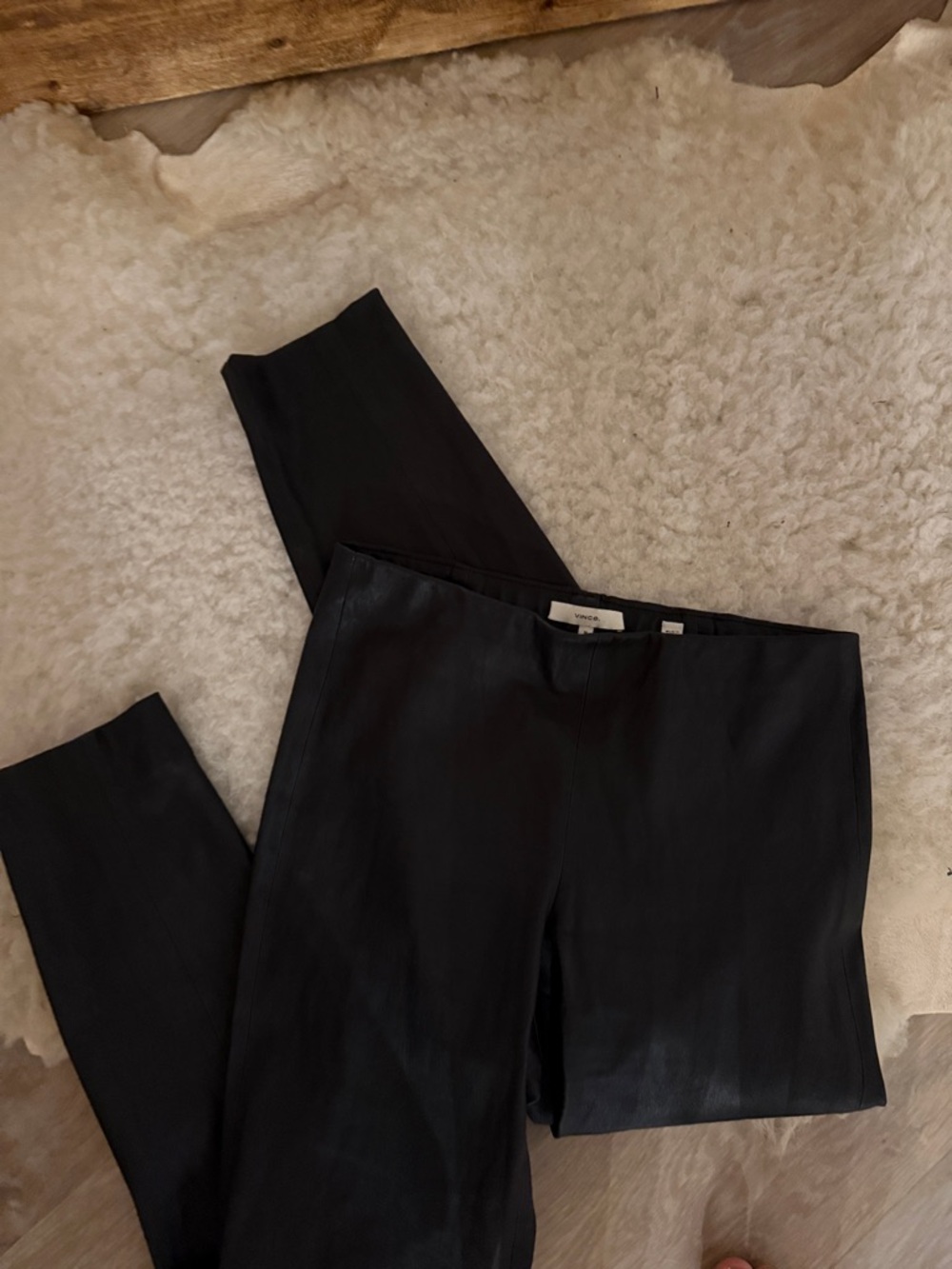 VINCE lamb leather skinny pant✨✨